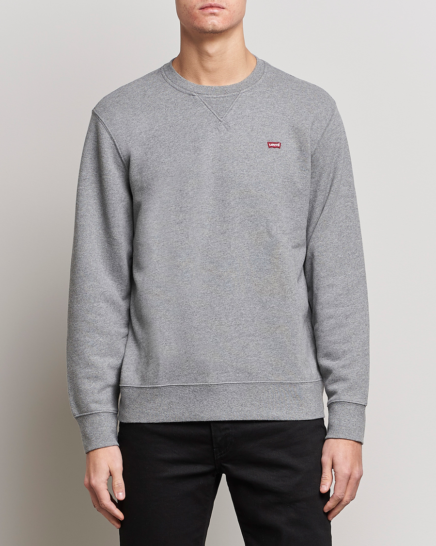 Herre | Grå gensere | Levi's | Original Crew Neck Sweatshirt Chisel Grey Heather