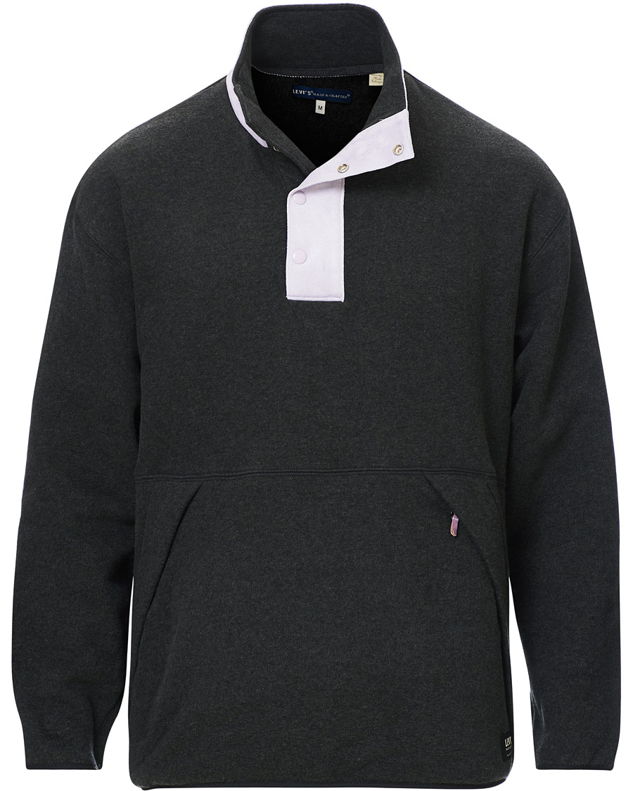 Herre | Gensere | Levi's Made & Crafted | Alpine Mock Fleece Stretch Limo