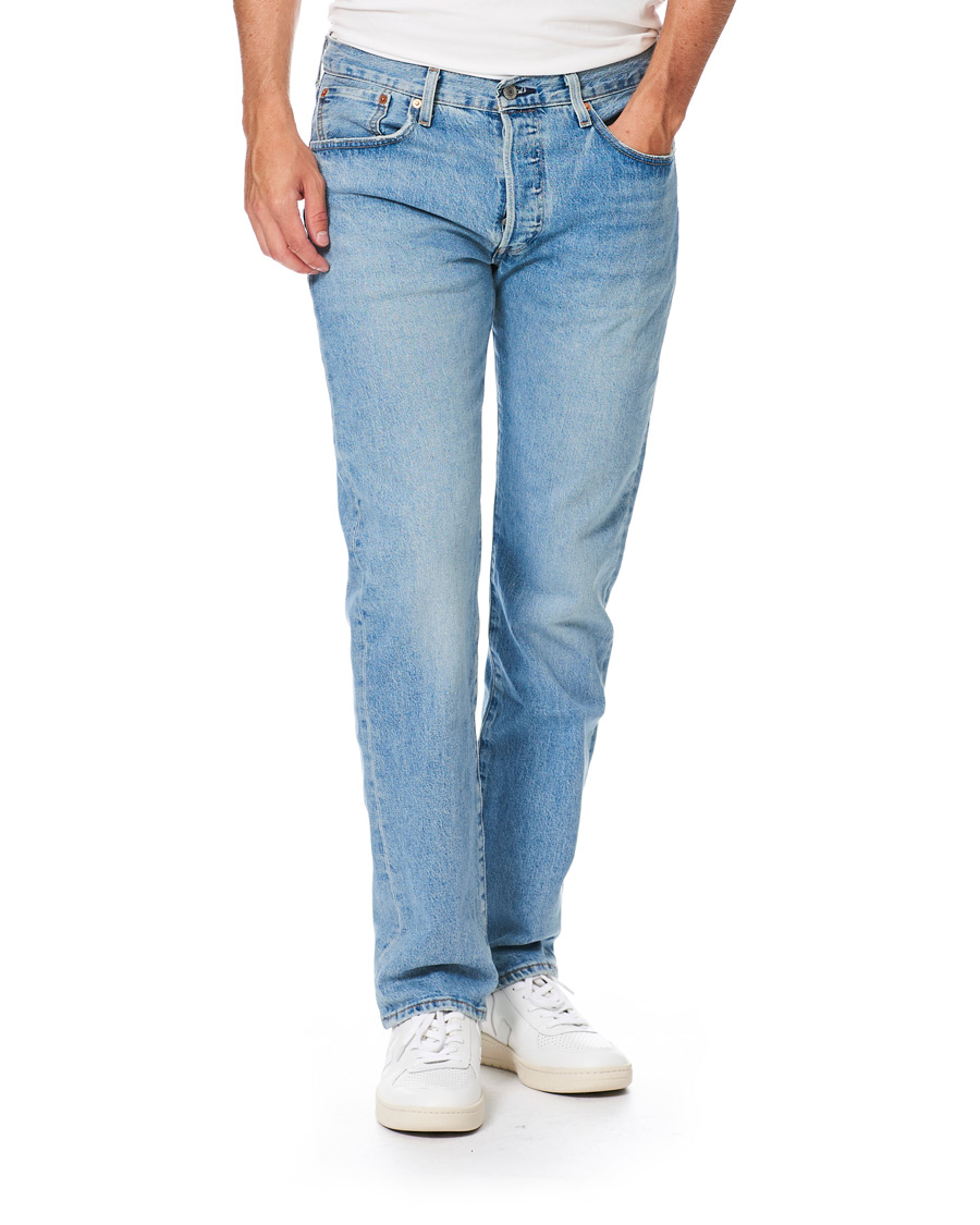 Herre | Jeans | Levi's | 501 Slim Fit Stretch Jeans Basil Sand W34L32