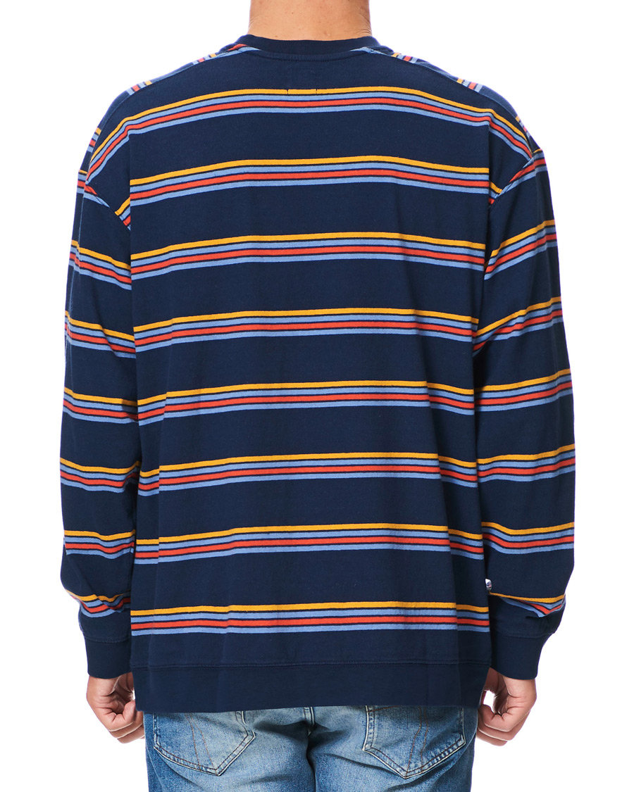 Herre | Gensere | Levi's | Oversized Stripe Crew Neck Sweatshirt Dress Blues