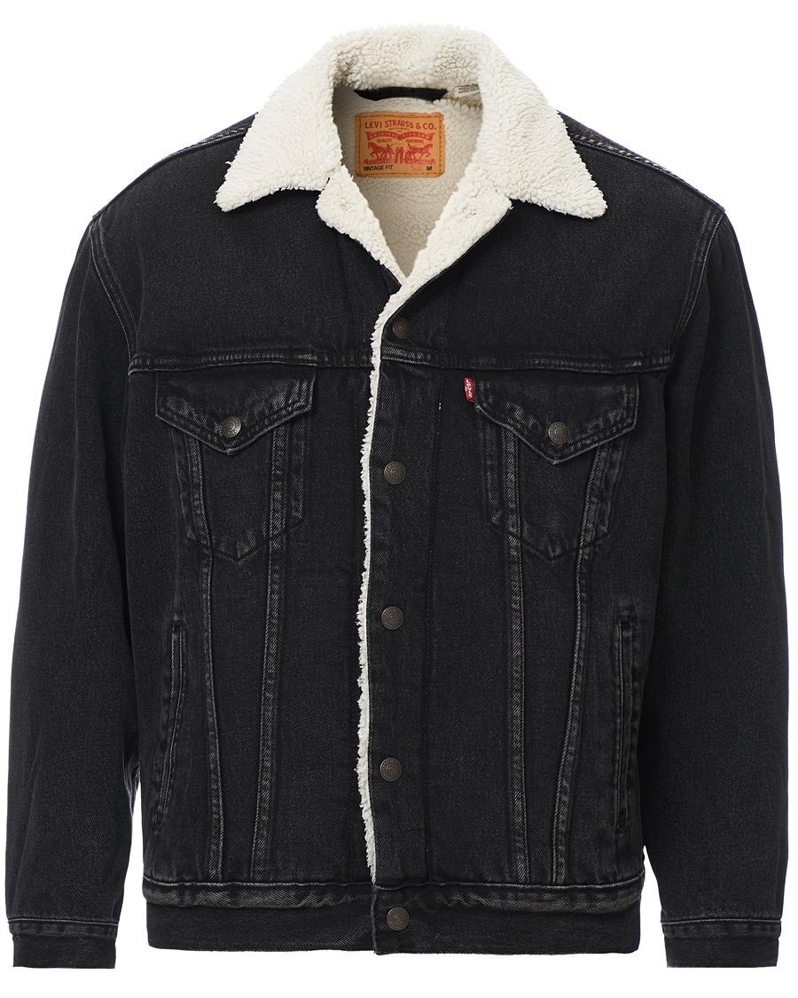 Herre | Jakker | Levi's | Vintage Fit Sherpa Trucker Midnight