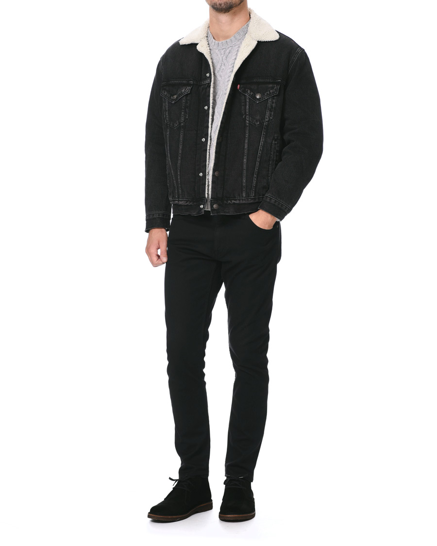 Herre | Jakker | Levi's | Vintage Fit Sherpa Trucker Midnight