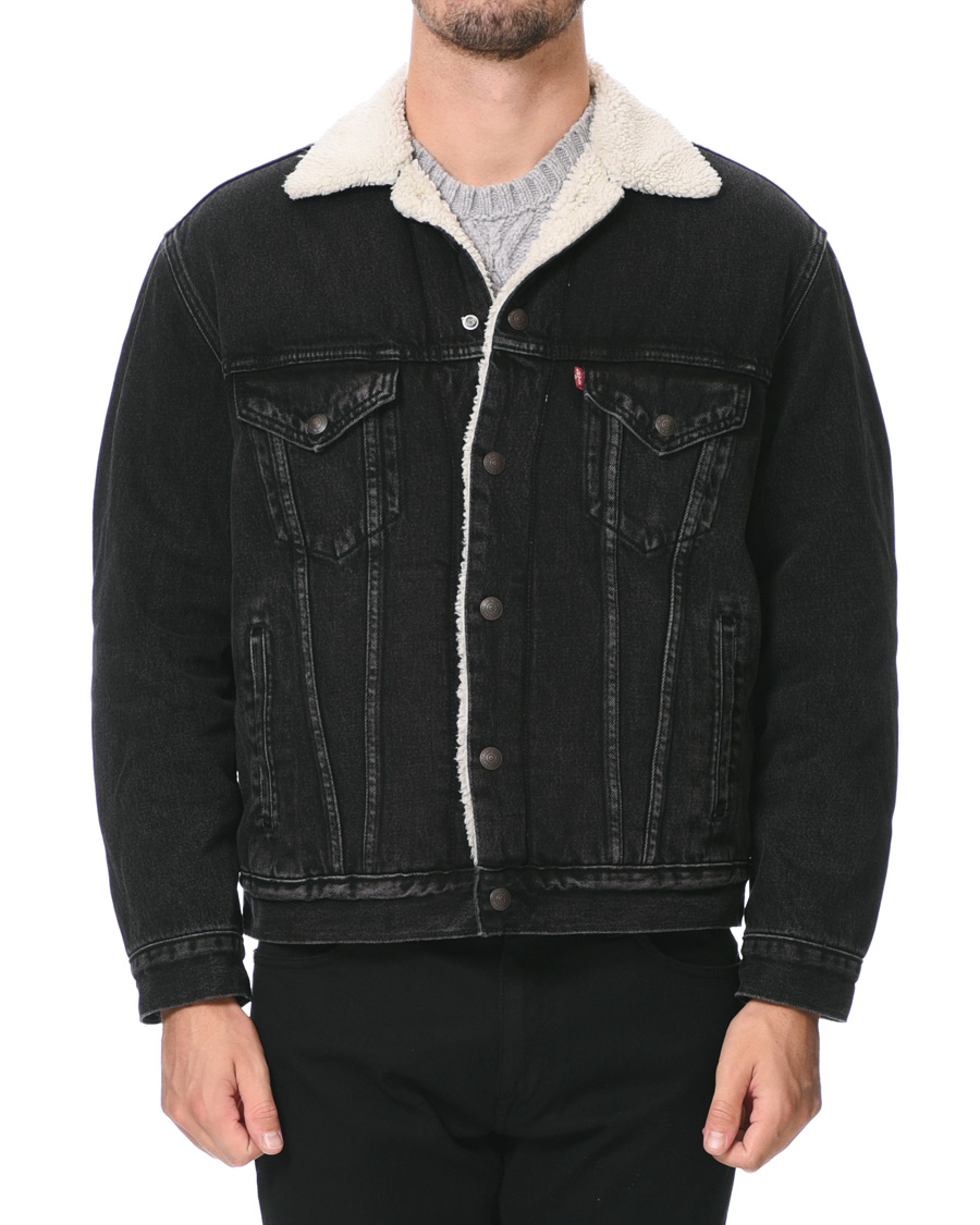 Herre | Jakker | Levi's | Vintage Fit Sherpa Trucker Midnight