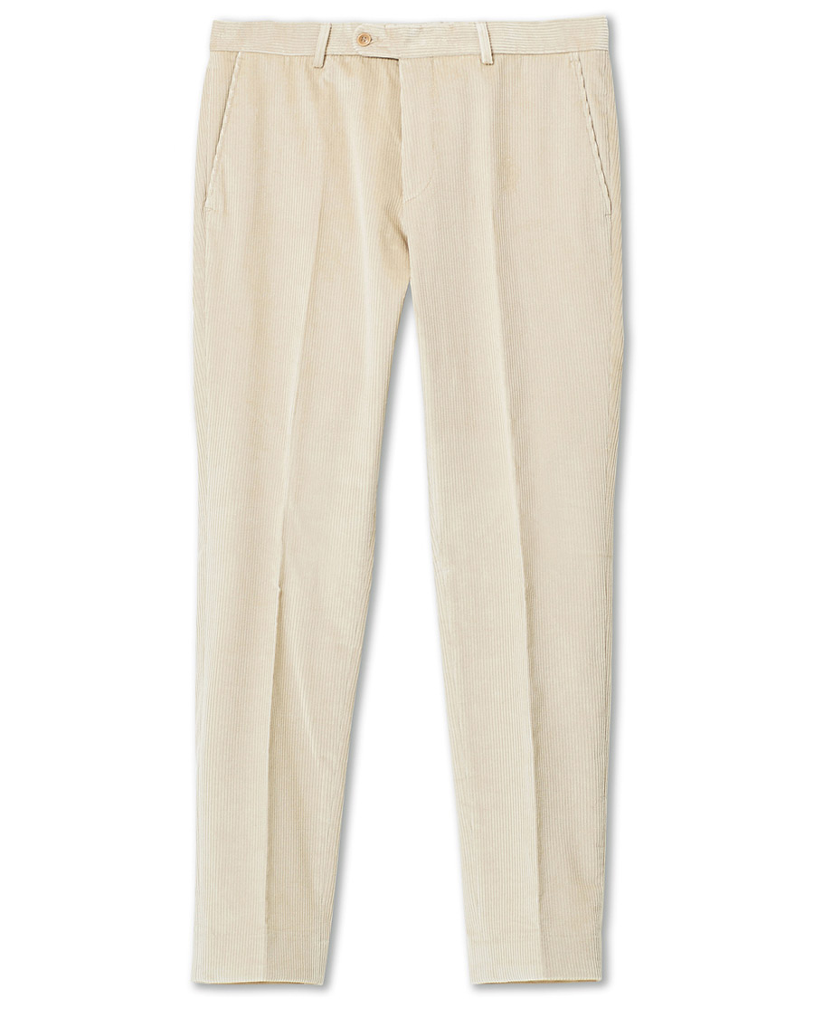 Herre | Bukser | Morris | Rodney Corduroy Trousers Off White