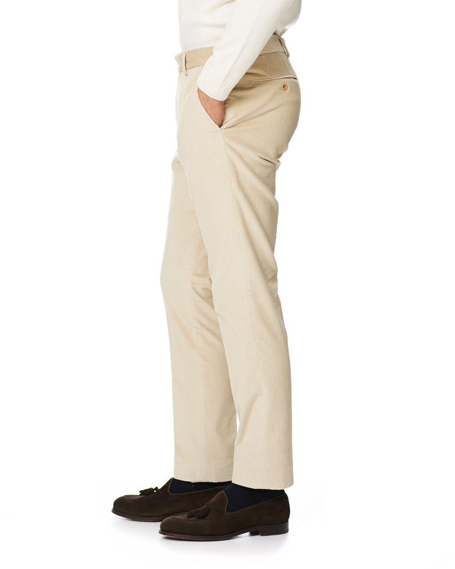 Herre | Bukser | Morris | Rodney Corduroy Trousers Off White