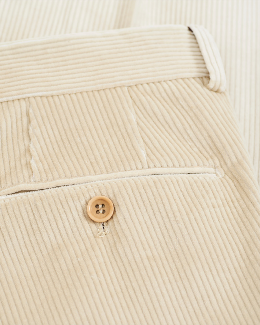 Herre | Bukser | Morris | Rodney Corduroy Trousers Off White