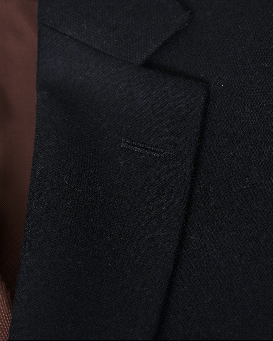 Herre | Dressjakker | Morris | Wool Flannel Blazer Navy