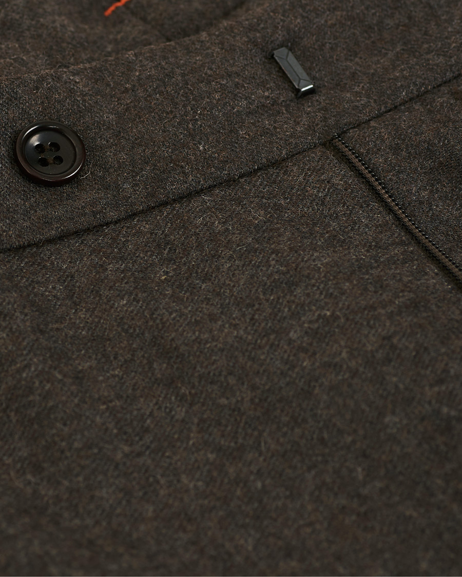 Herre | Bukser | Morris | Rodney Flannel Trousers Brown