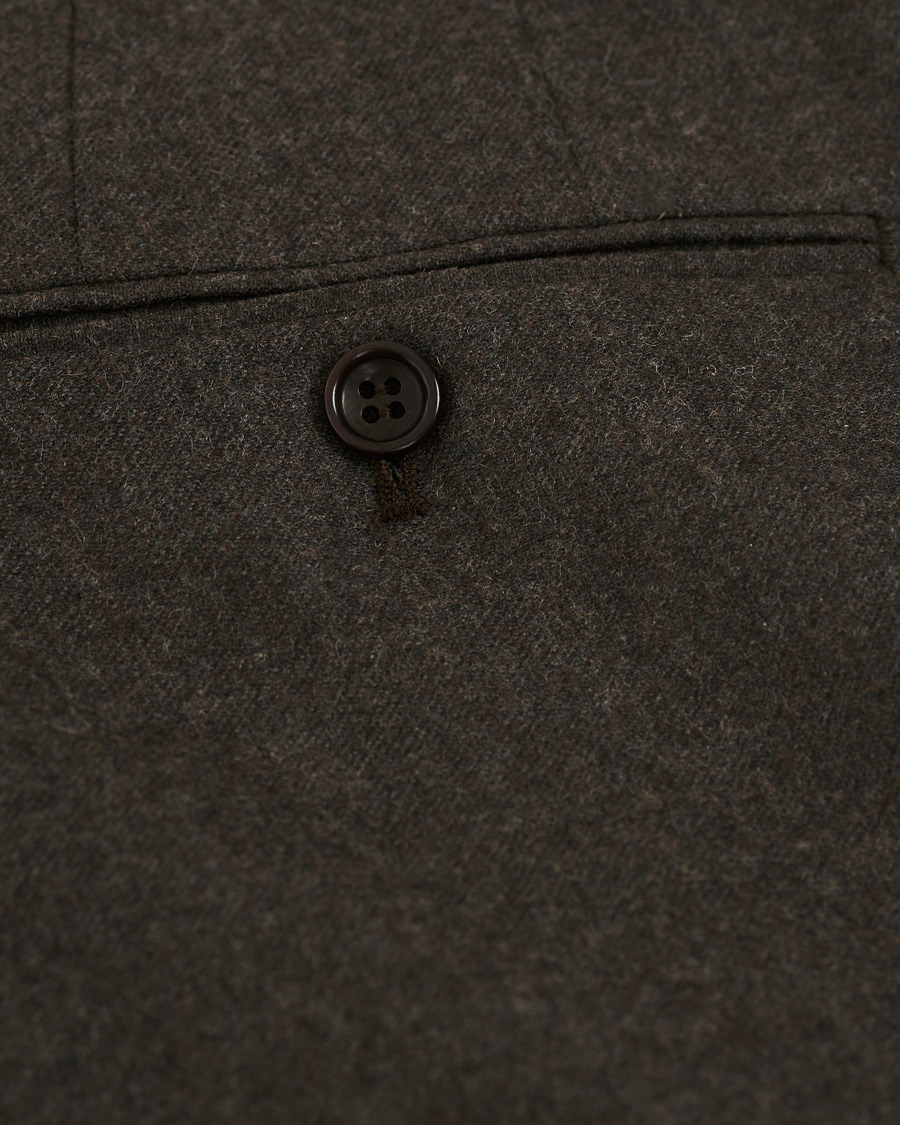 Herre | Bukser | Morris | Rodney Flannel Trousers Brown