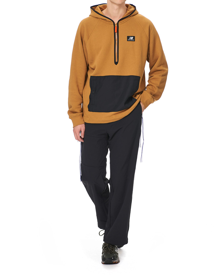 Herre | Gensere | New Balance | All Terrain Half Zip Hoodie Brown