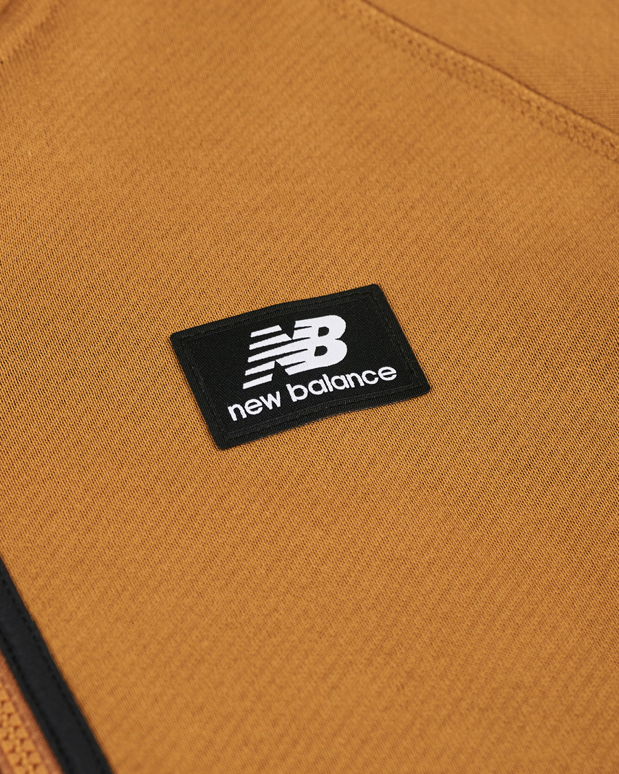 Herre | Gensere | New Balance | All Terrain Half Zip Hoodie Brown