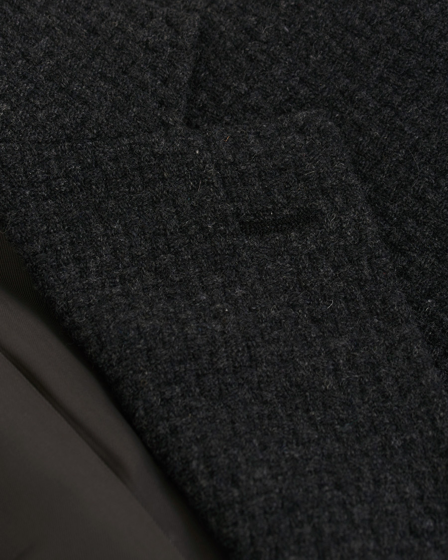 Herre | Jakker | Morris Heritage | Structured Wool Patch Pocket Coat Charcoal