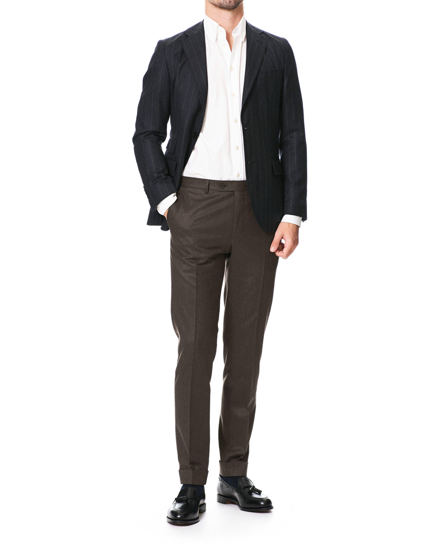 Herre | Dressjakker | Morris Heritage | Frank Pinstripe Suit Jacket Grey