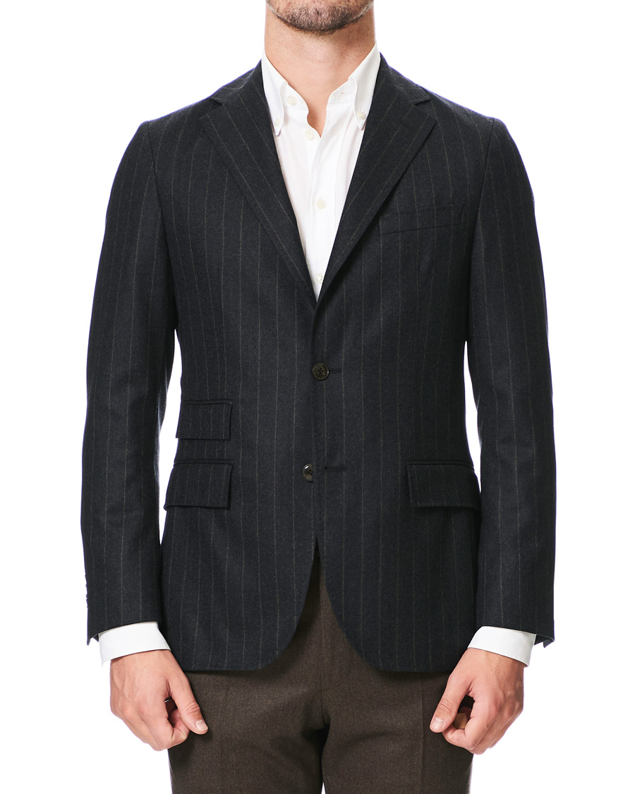 Herre | Dressjakker | Morris Heritage | Frank Pinstripe Suit Jacket Grey