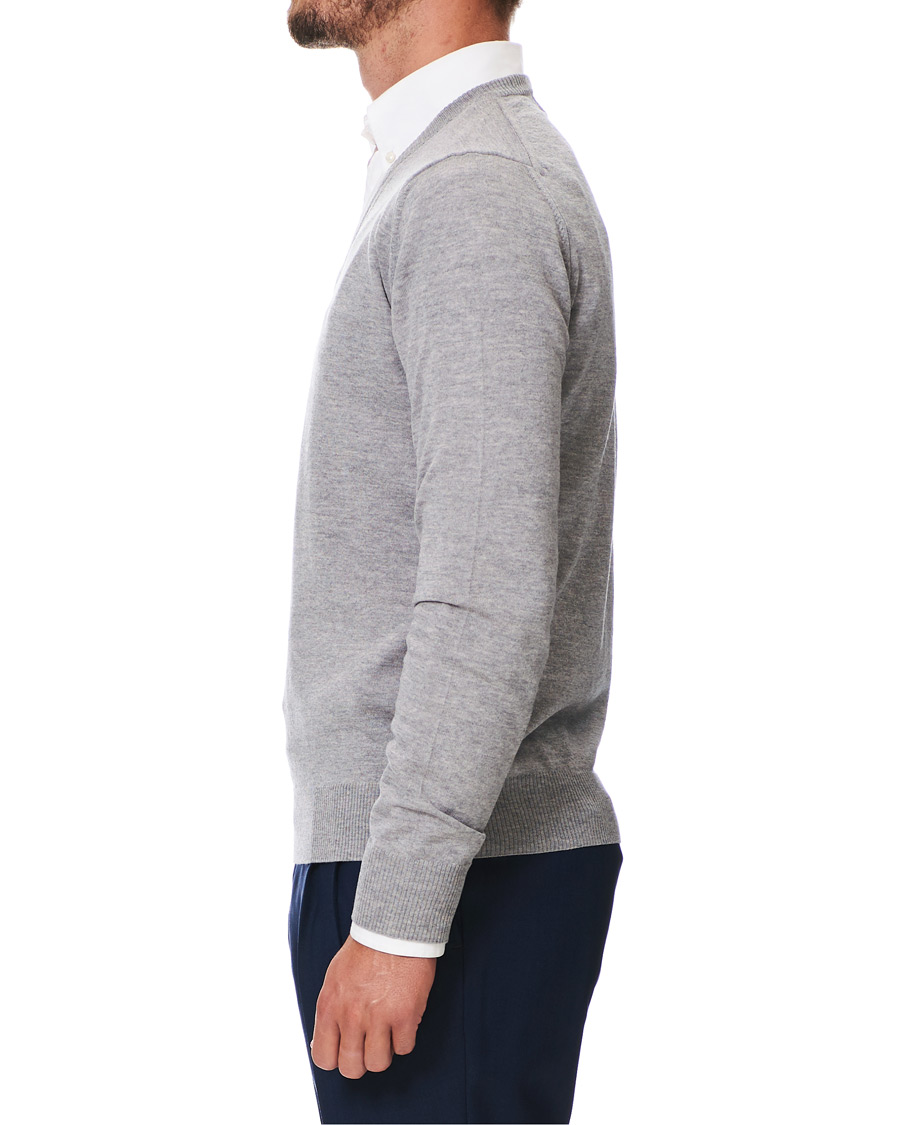Herre | Gensere | Morris Heritage | Heritage V-Neck Grey