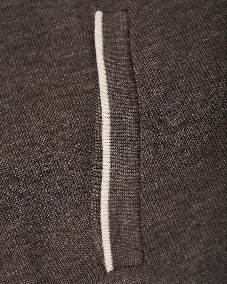 Herre | Gensere | Morris Heritage | Heritage 2 Way Zip Cardigan Brown
