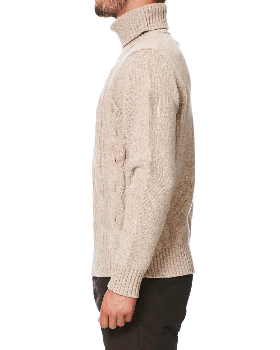 Herre | Gensere | Morris Heritage | Heritage Heavy Rollneck Beige