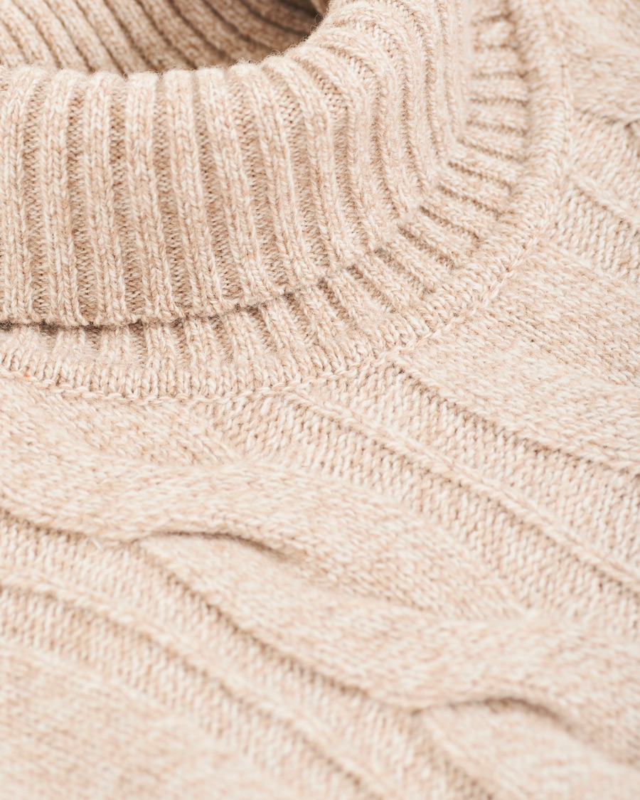 Herre | Gensere | Morris Heritage | Heritage Heavy Rollneck Beige