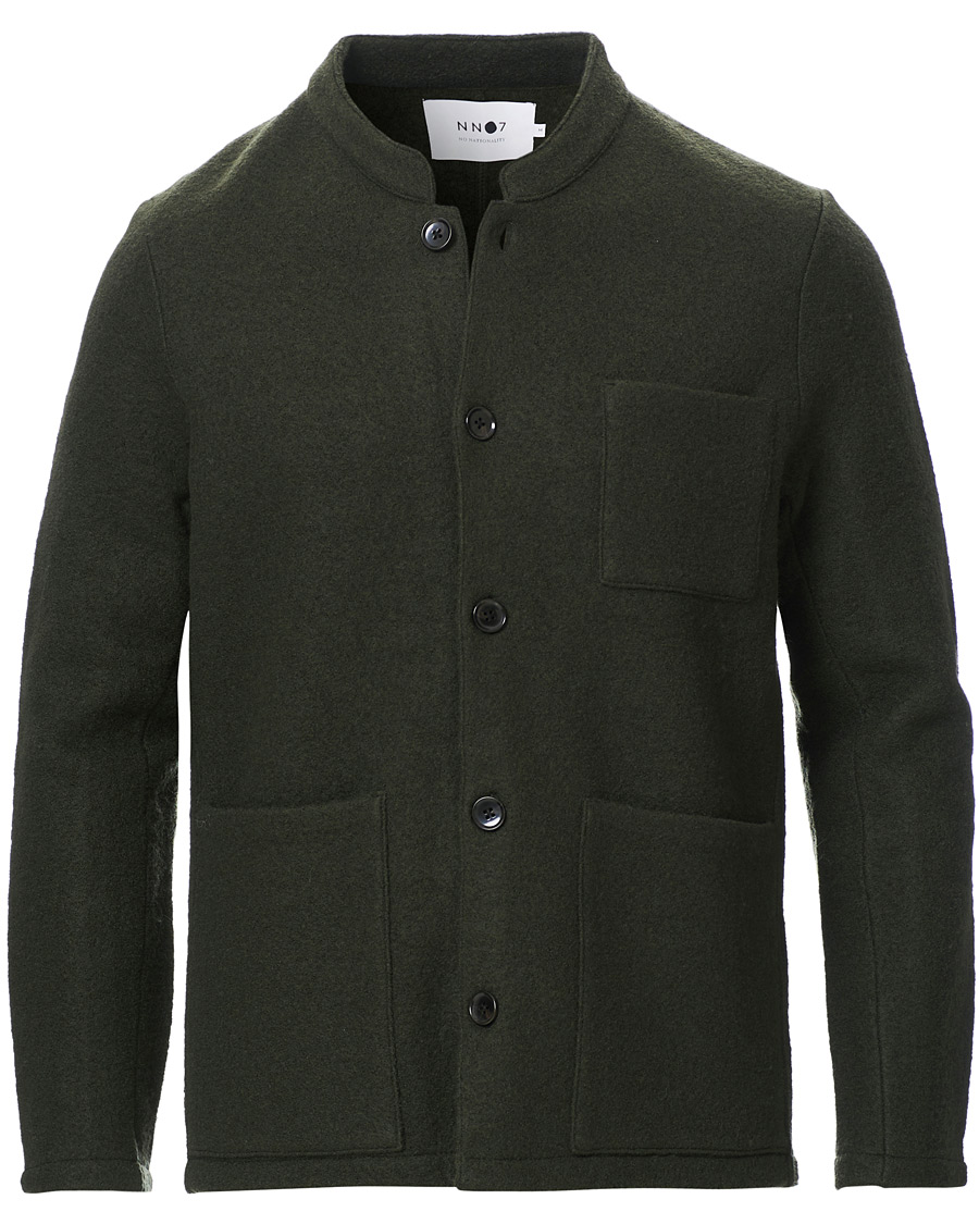 Herre | Dressjakker | NN07 | Oswald Wool Blazer Army Green