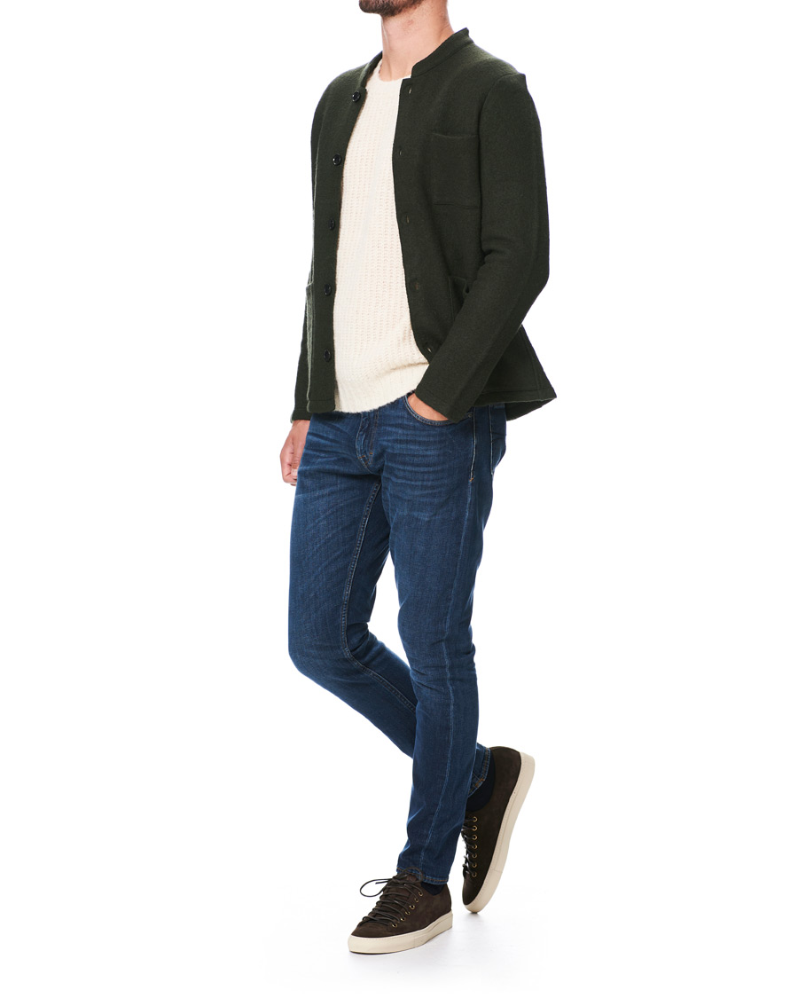 Herre | Dressjakker | NN07 | Oswald Wool Blazer Army Green