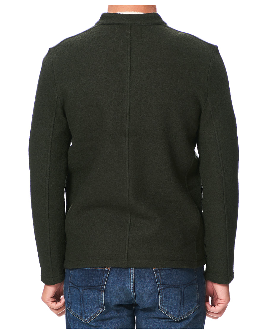 Herre | Dressjakker | NN07 | Oswald Wool Blazer Army Green
