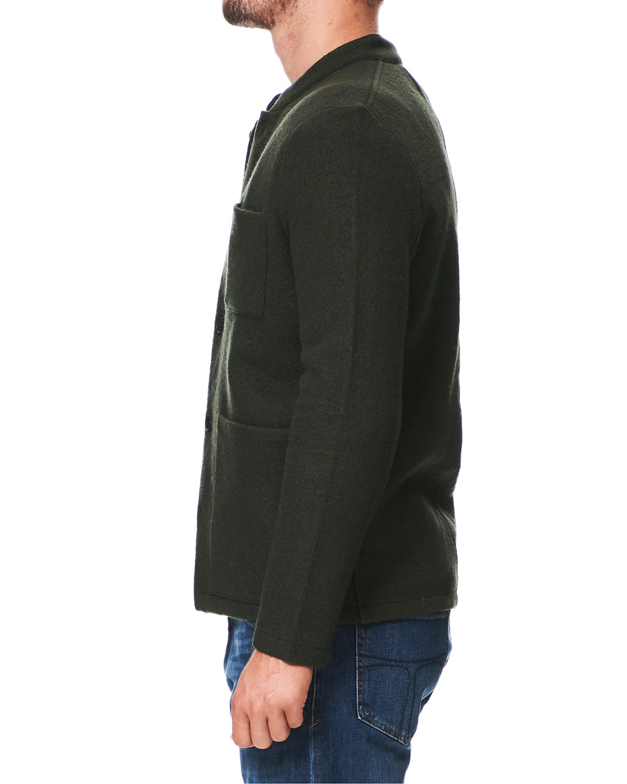 Herre | Dressjakker | NN07 | Oswald Wool Blazer Army Green