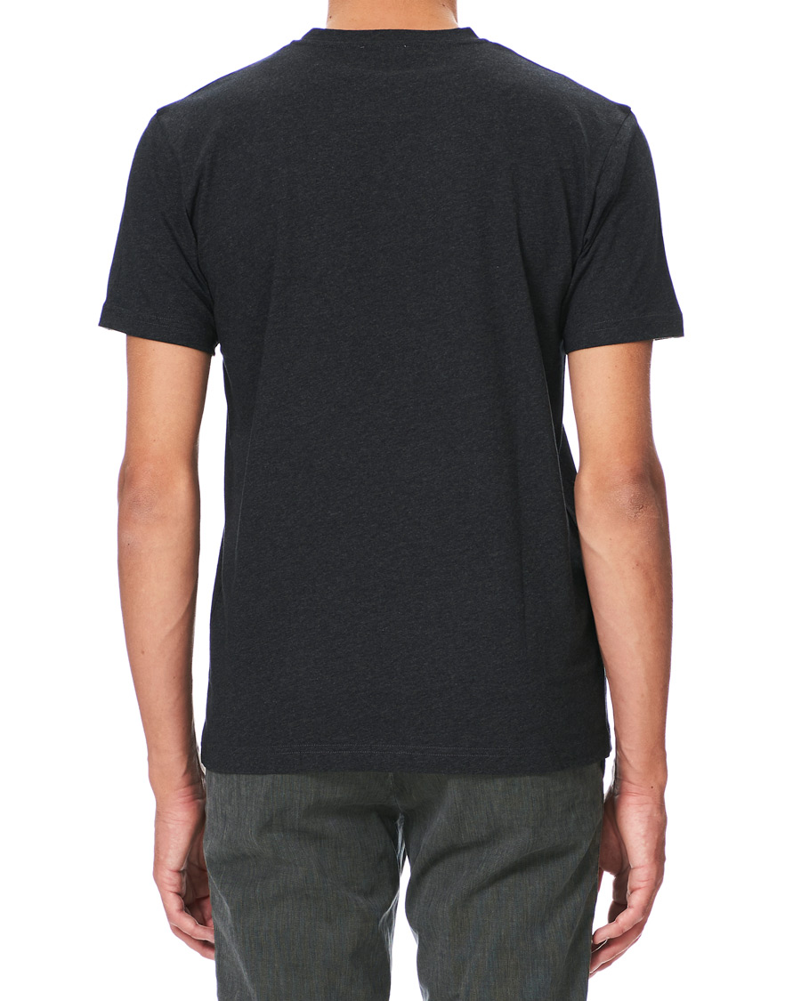 Herre | T-Shirts | Sunspel | Riviera Organic Tee Charcoal Melange