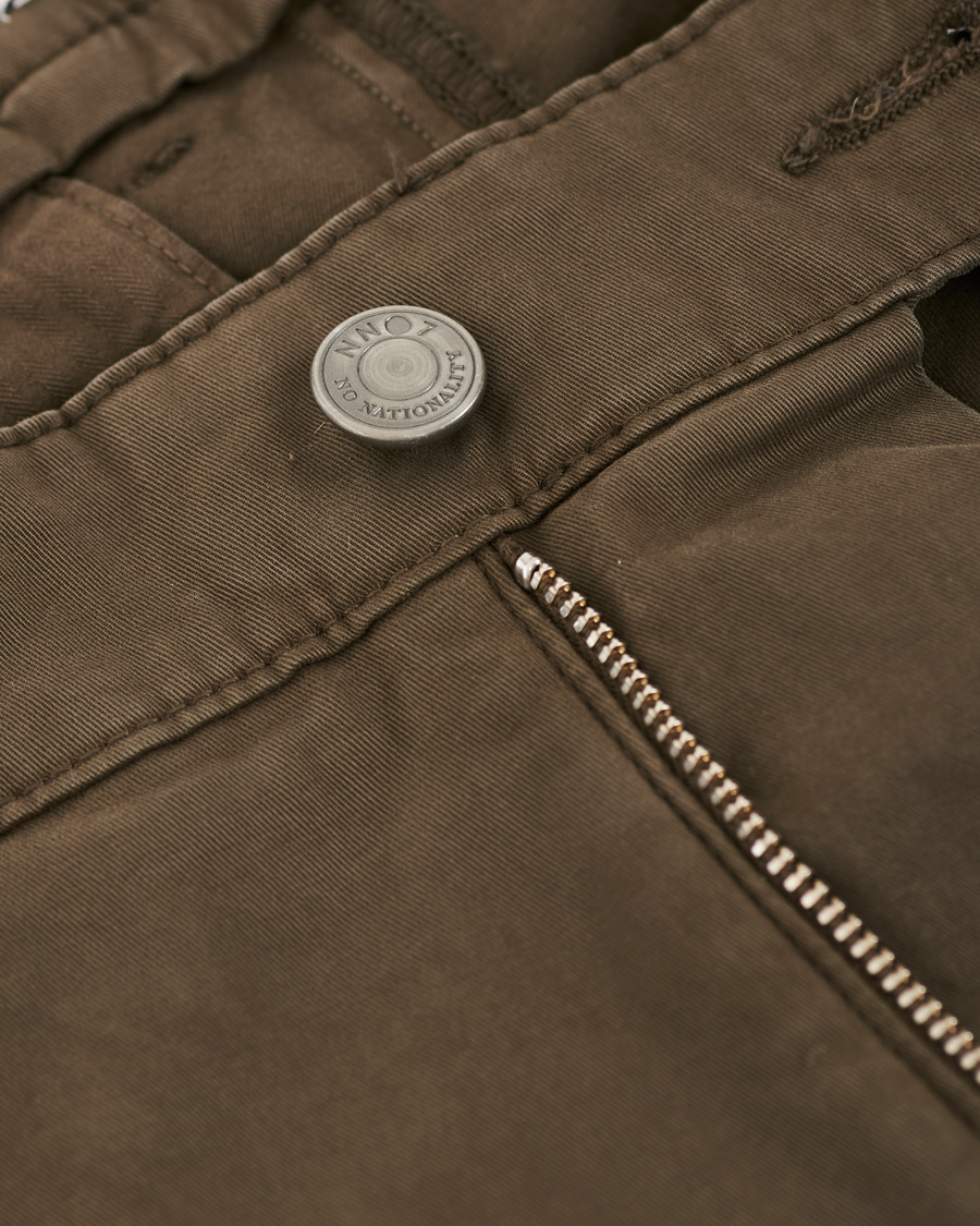 Herre | Bukser | NN07 | Marco Slim Fit Stretch Chinos Khaki Grey