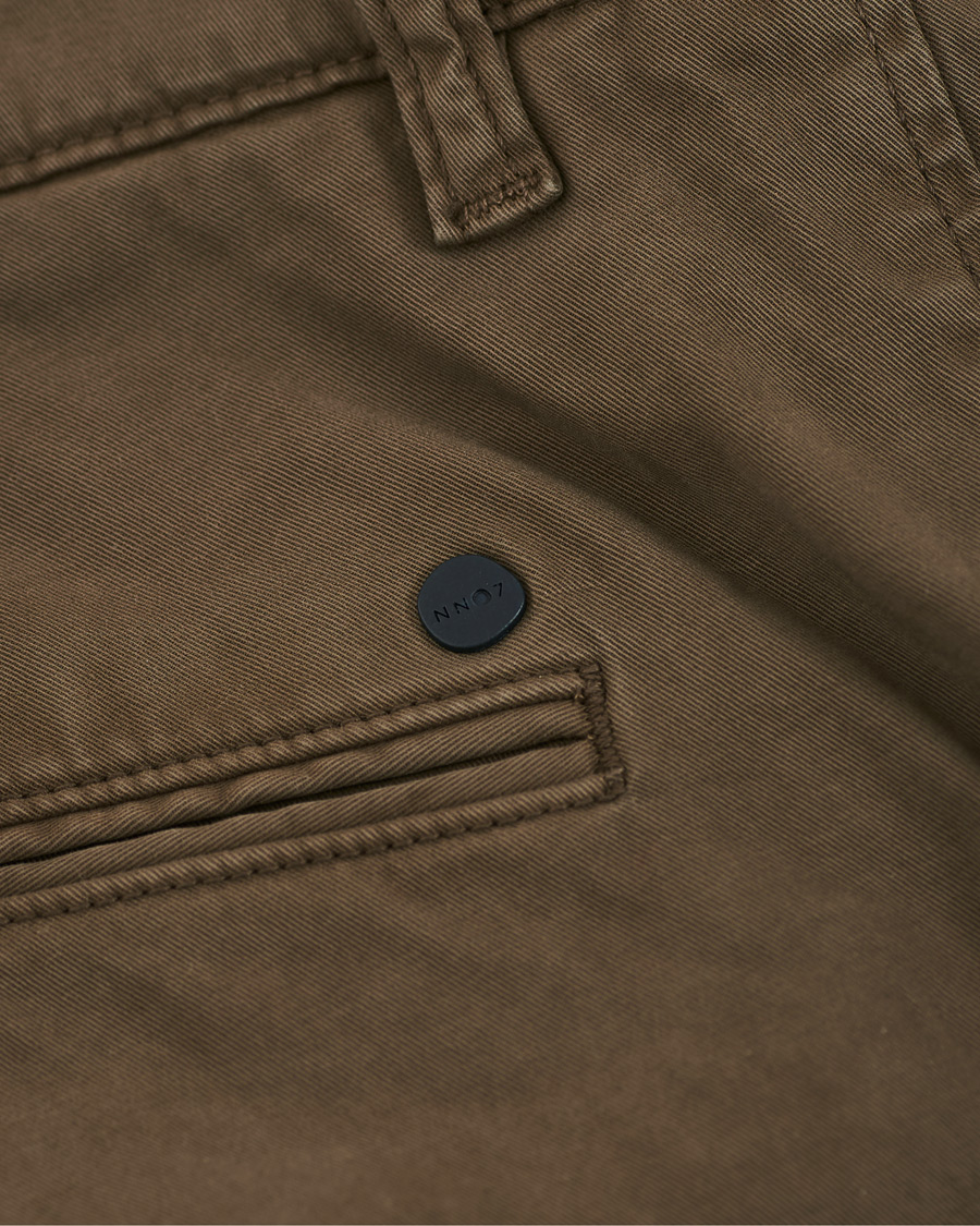 Herre | Bukser | NN07 | Marco Slim Fit Stretch Chinos Khaki Grey