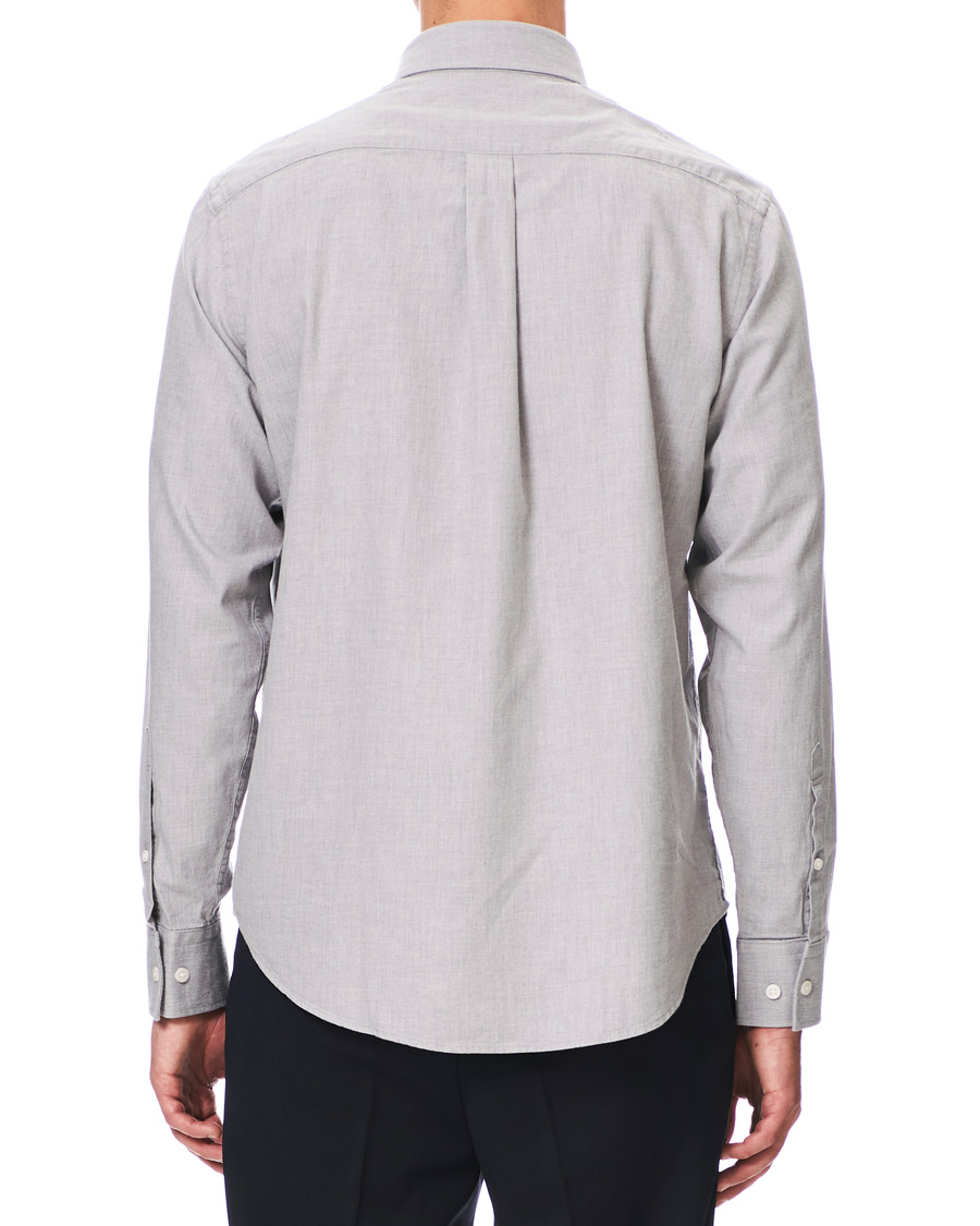 Herre | Skjorter | NN07 | Levon Light Flannel Shirt Grey