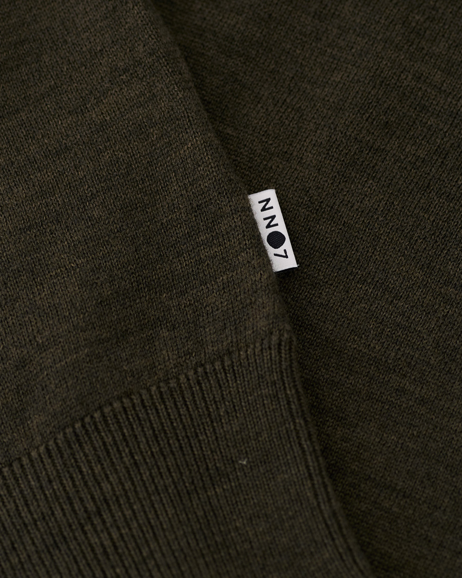 Herre | Gensere | NN07 | Ted Merino Crew Neck Pullover Army Green