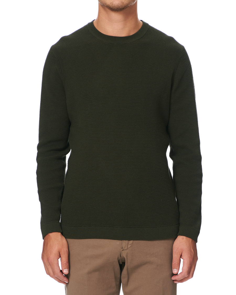 Herre | Gensere | NN07 | Julian Structure Pullover Army Green