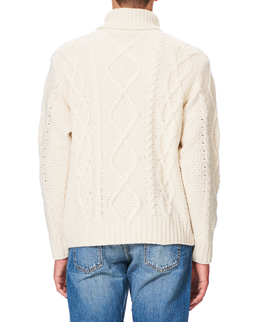 Herre | Gensere | Nudie Jeans | Didrik Braided Rollneck Dusty White