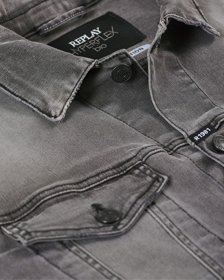 Herre | Jakker | Replay | Denim Jacket Washed Grey