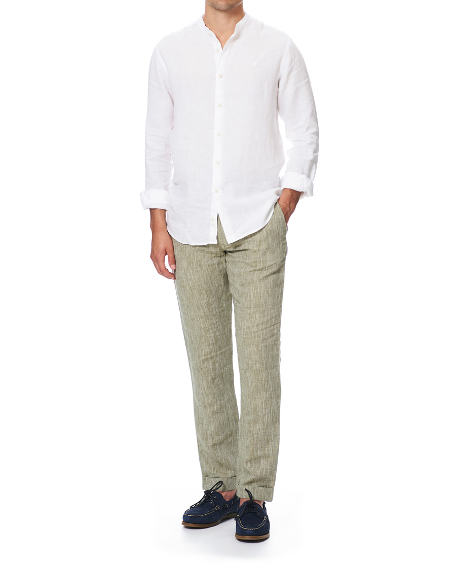 Herre | Skjorter | Morris | Nicolas Band Collar Shirt White