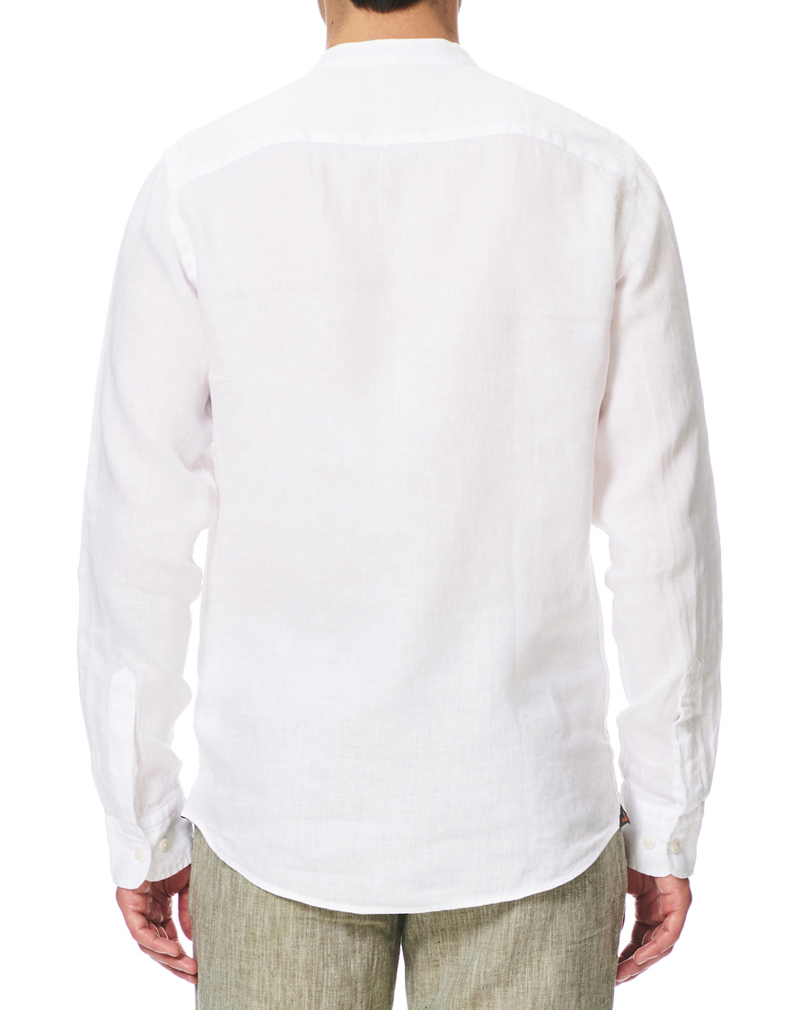 Herre | Skjorter | Morris | Nicolas Band Collar Shirt White
