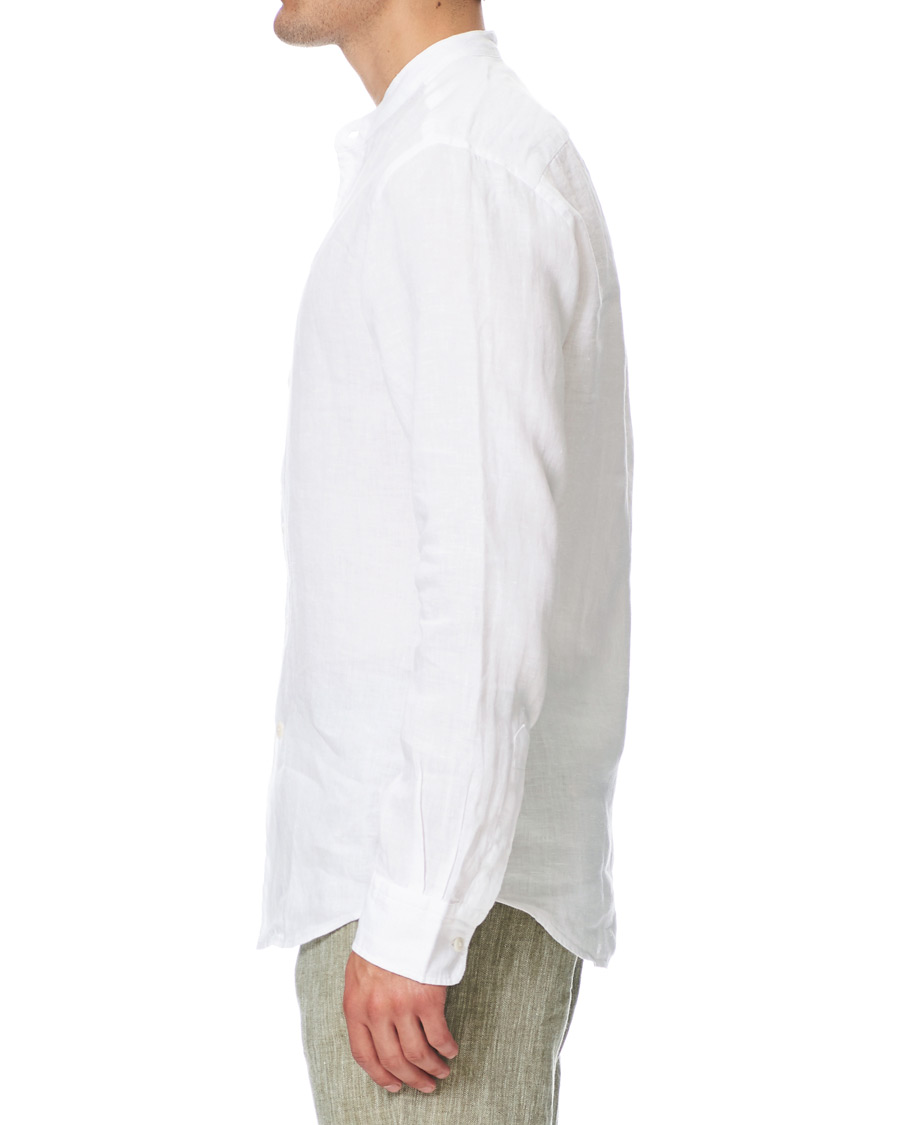 Herre | Skjorter | Morris | Nicolas Band Collar Shirt White