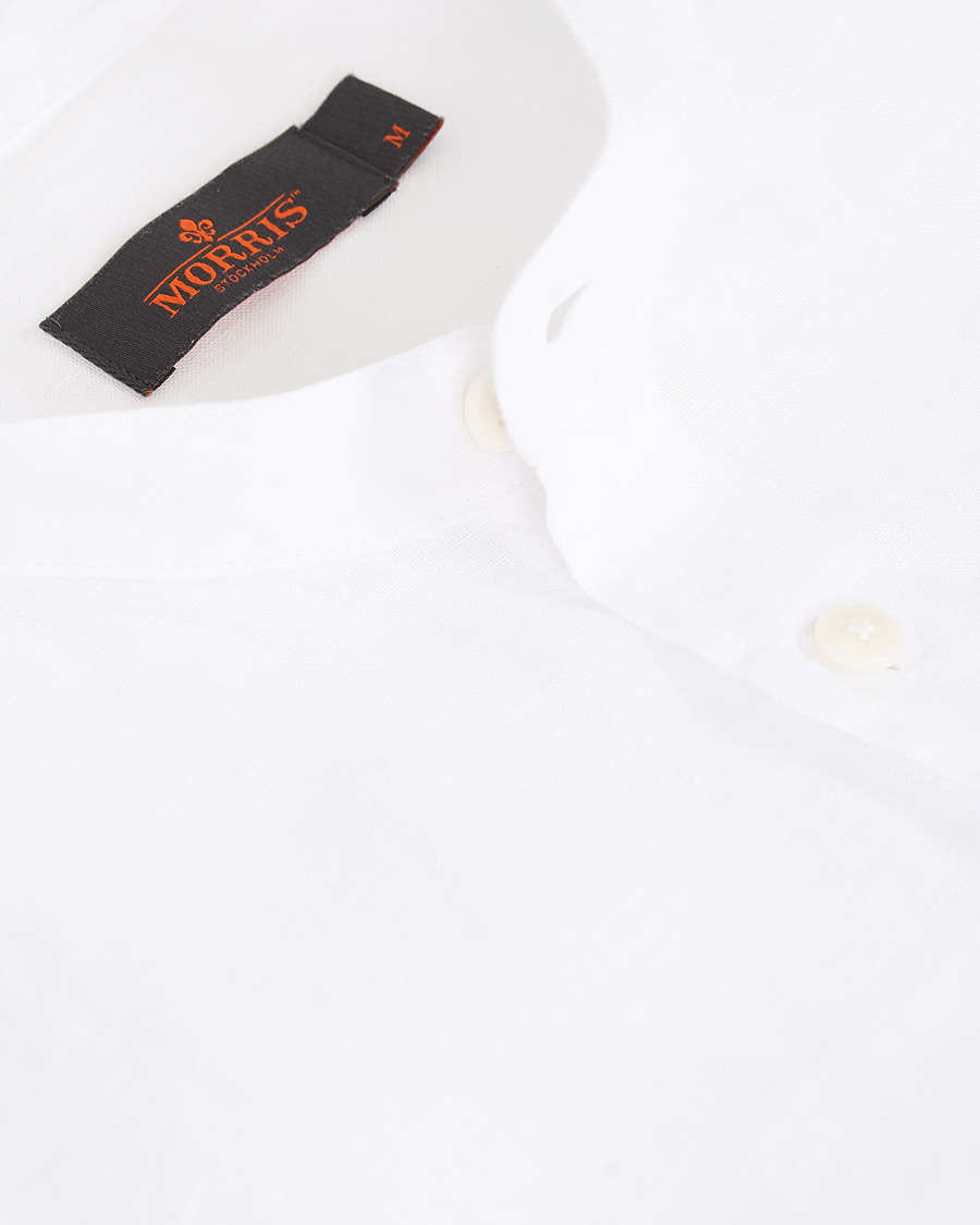 Herre | Skjorter | Morris | Nicolas Band Collar Shirt White