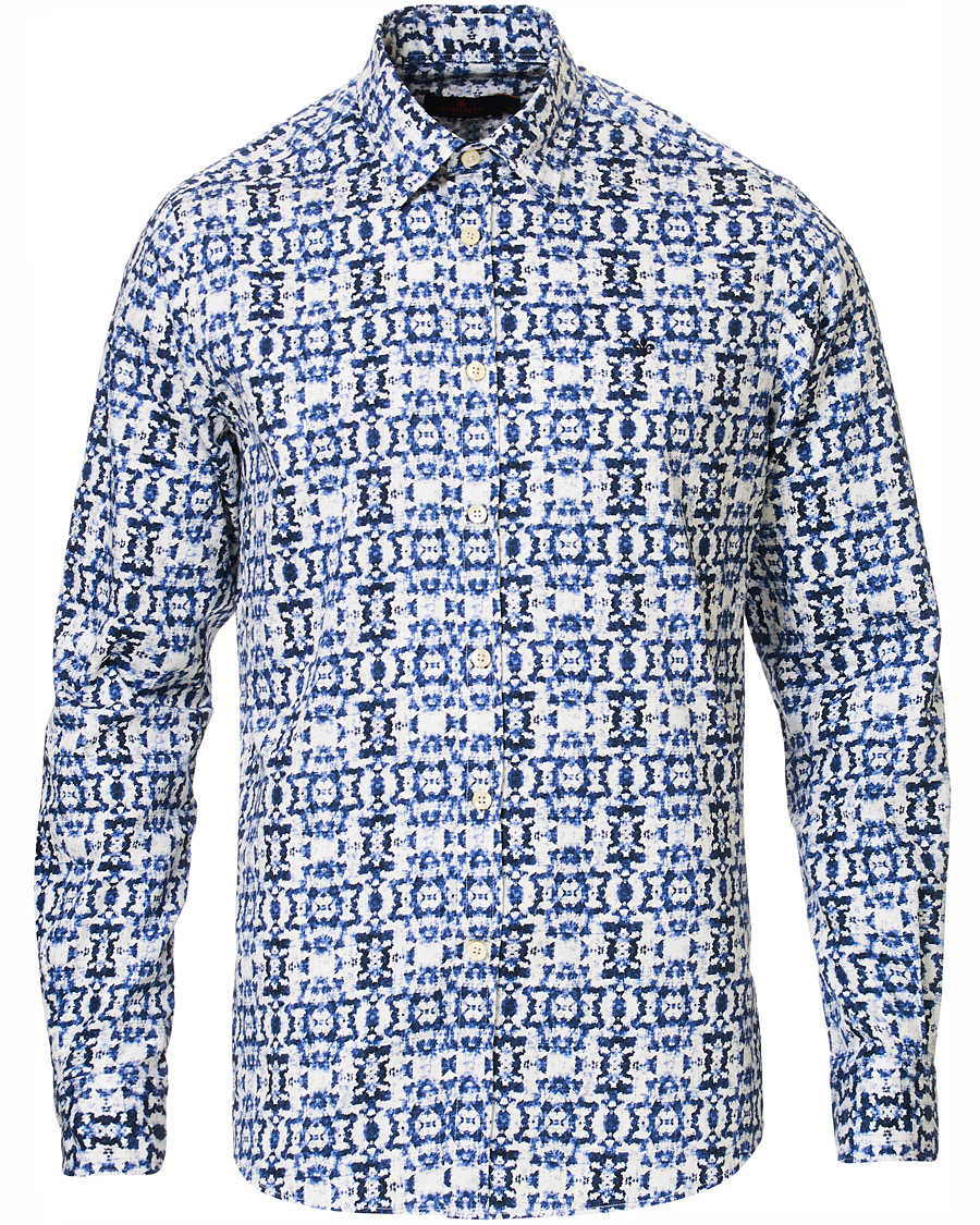 Herre | Skjorter | Morris | Pascal Button Under Shirt Blue