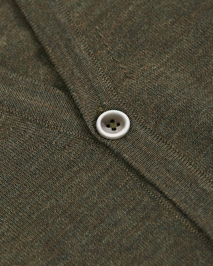 Herre | Gensere | Stenströms | Merino Slipover Green