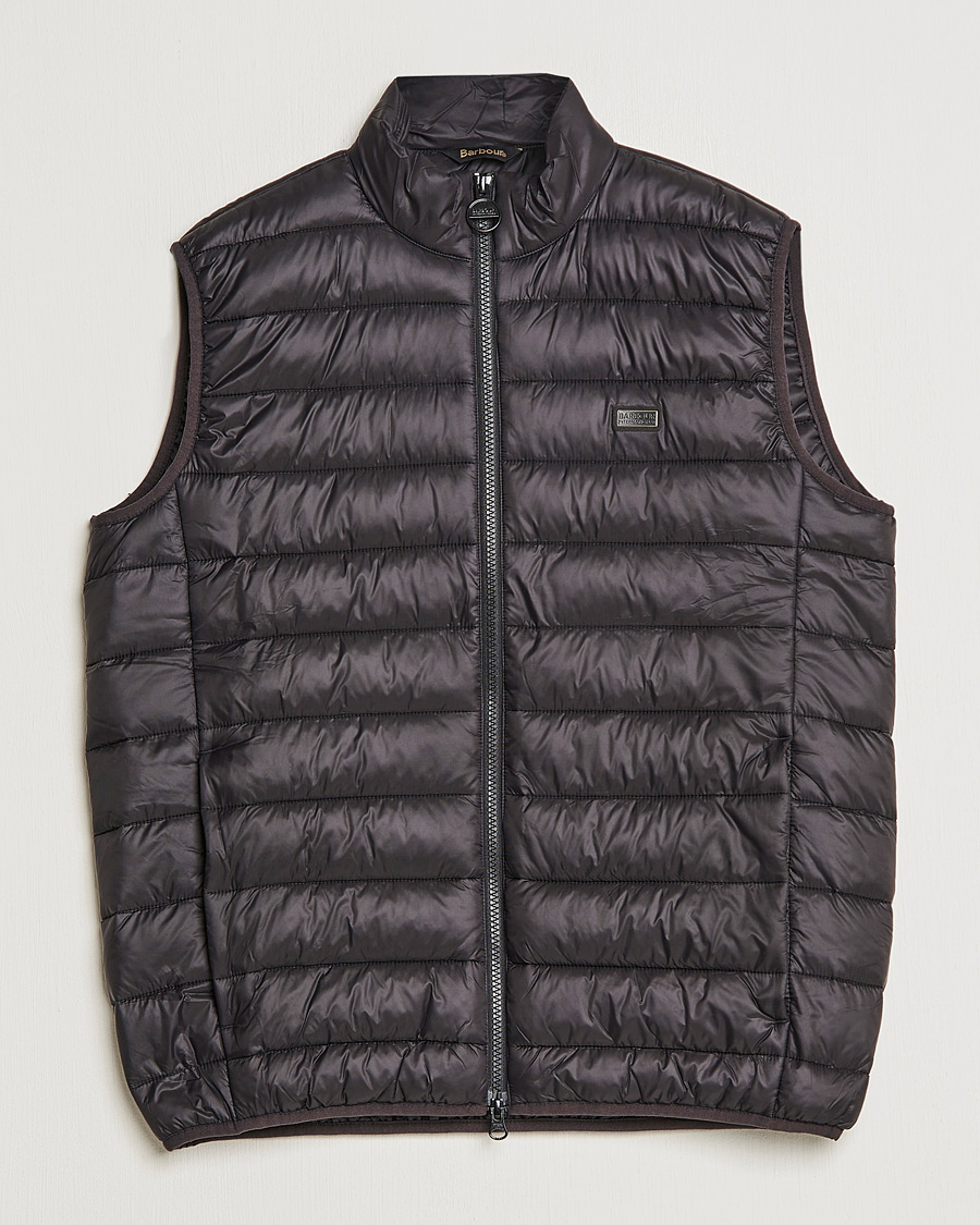 Herre | Vester | Barbour International | Reed Quilted Gilet Black