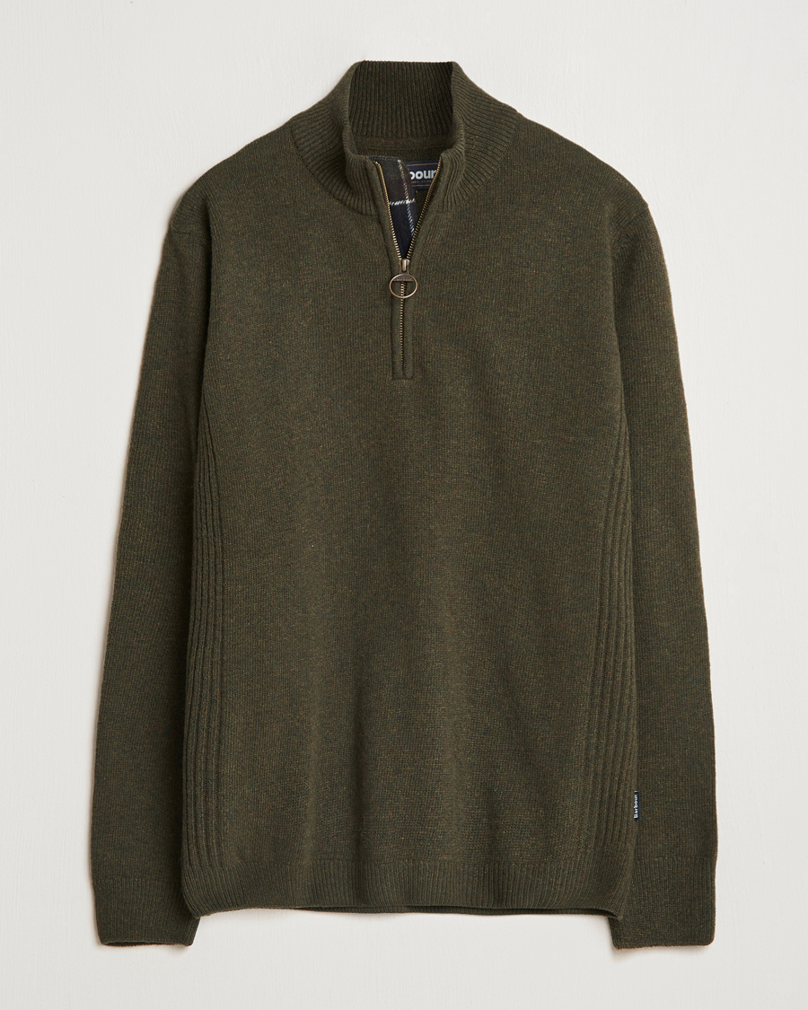 Herre | Gensere | Barbour Lifestyle | Holden Half Zip Olive Marl