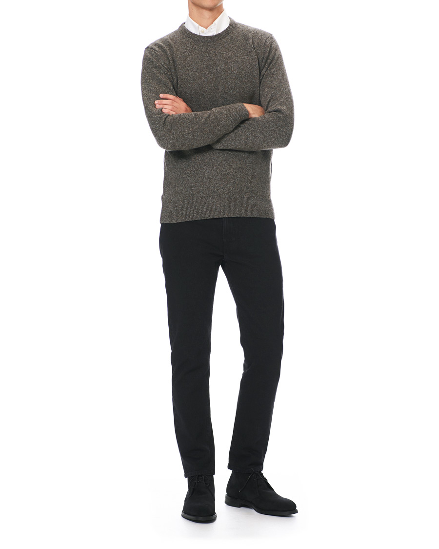 Herre | Gensere | Barbour Lifestyle | Tisbury Wool Crew Neck Fog