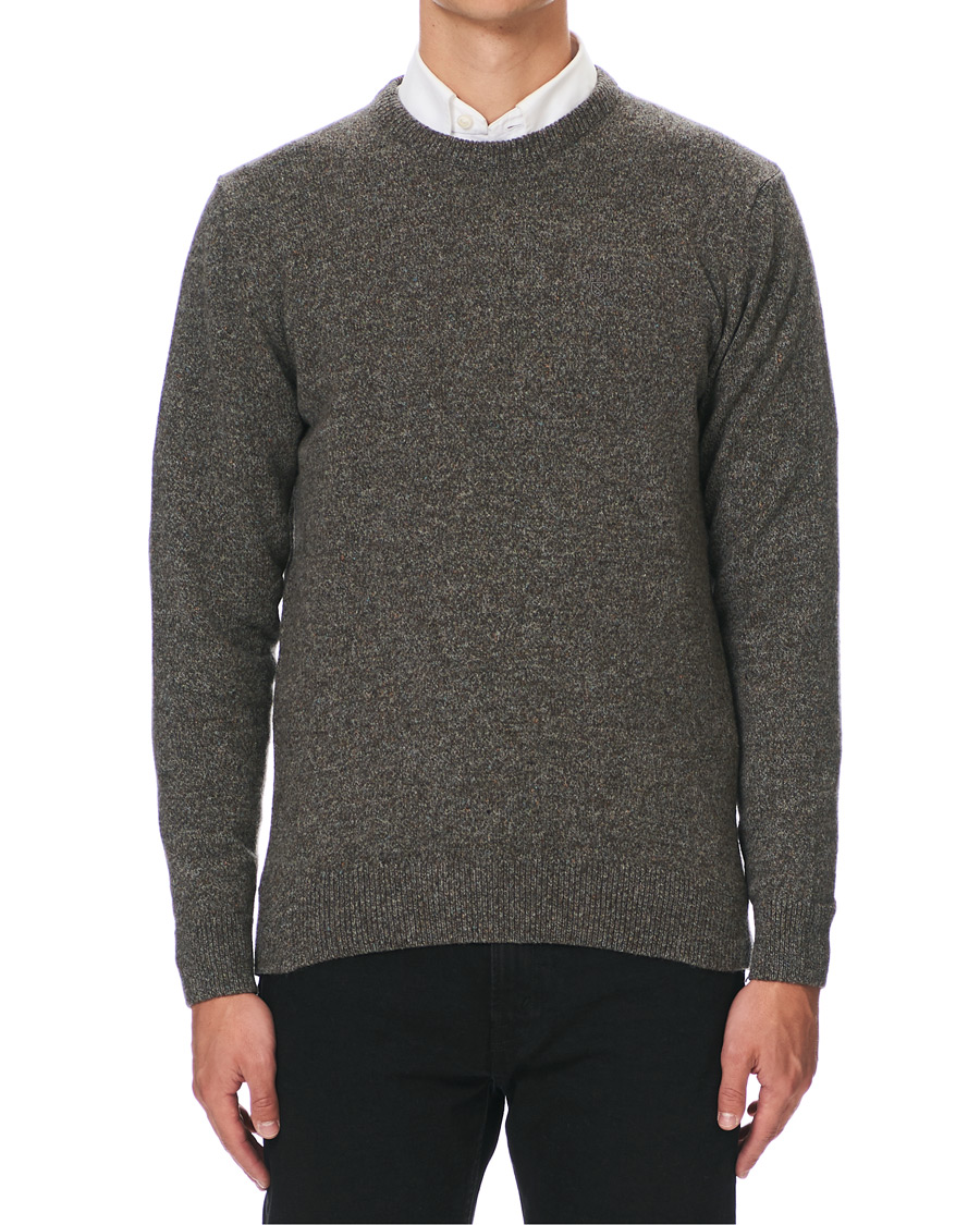Herre | Gensere | Barbour Lifestyle | Tisbury Wool Crew Neck Fog