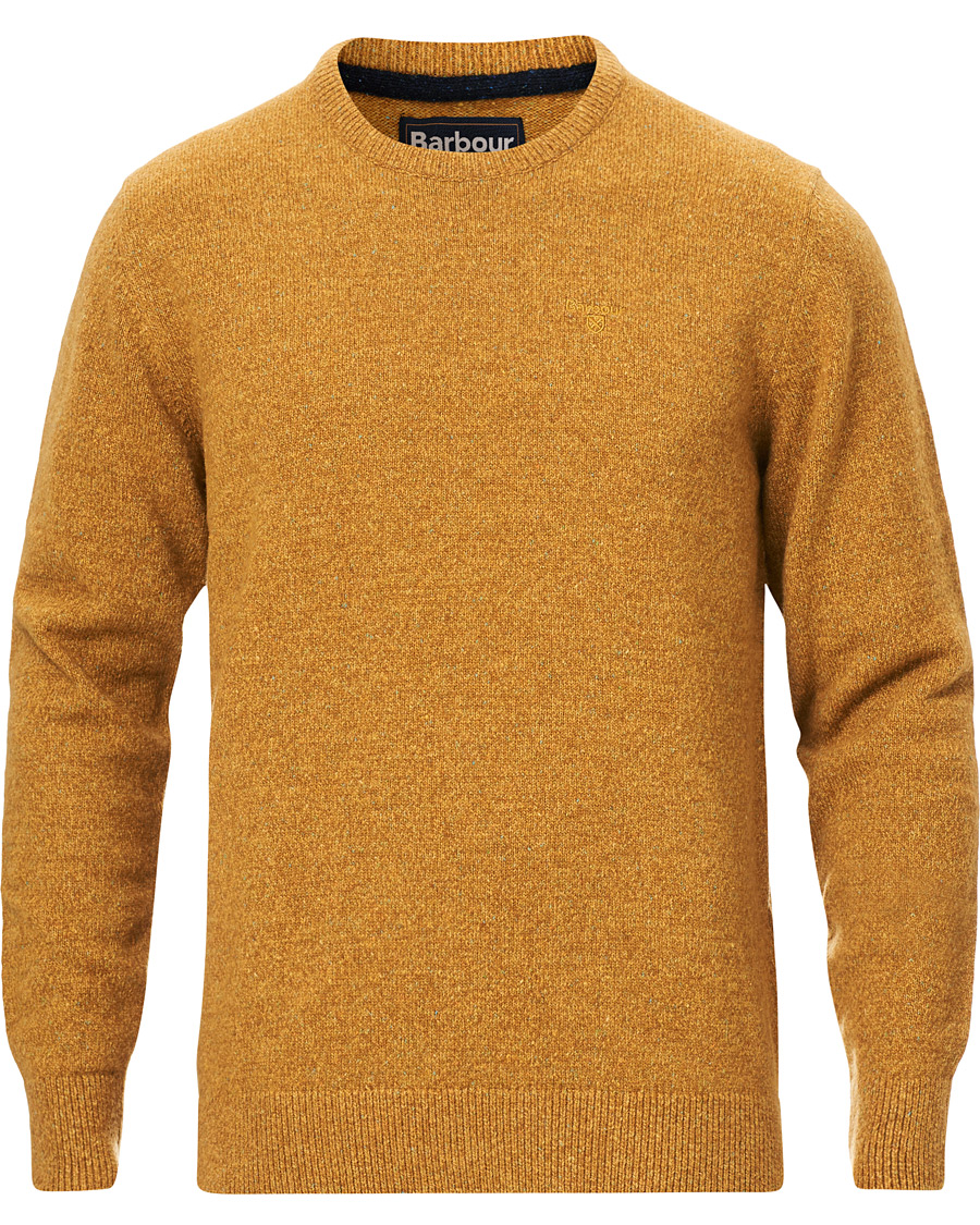 Barbour Lifestyle Tisbury Wool Crew Neck Copper hos CareOfCarl.no