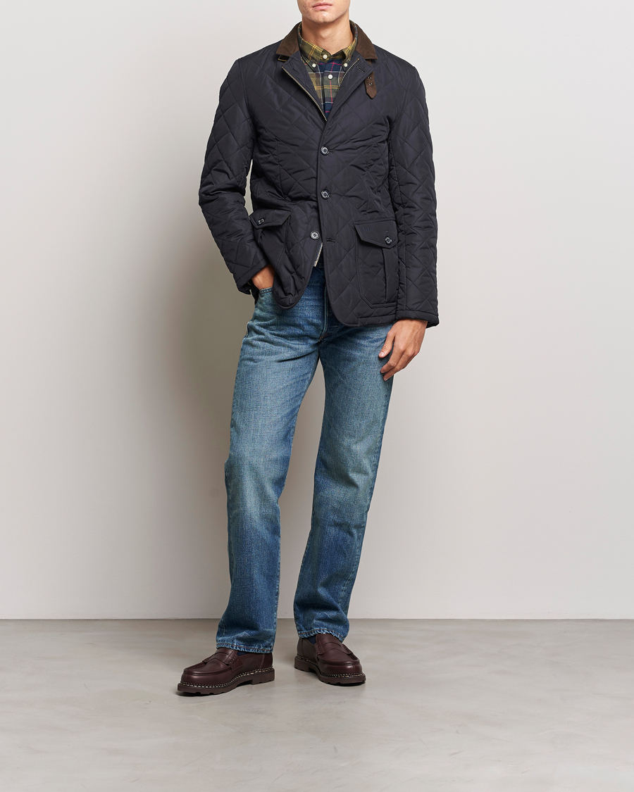 Herre |  | Barbour Lifestyle | Quilted Lutz Jacket  Navy