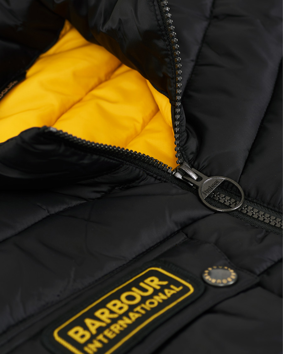 Herre | Jakker | Barbour International | Chain Baffle Jacket Black