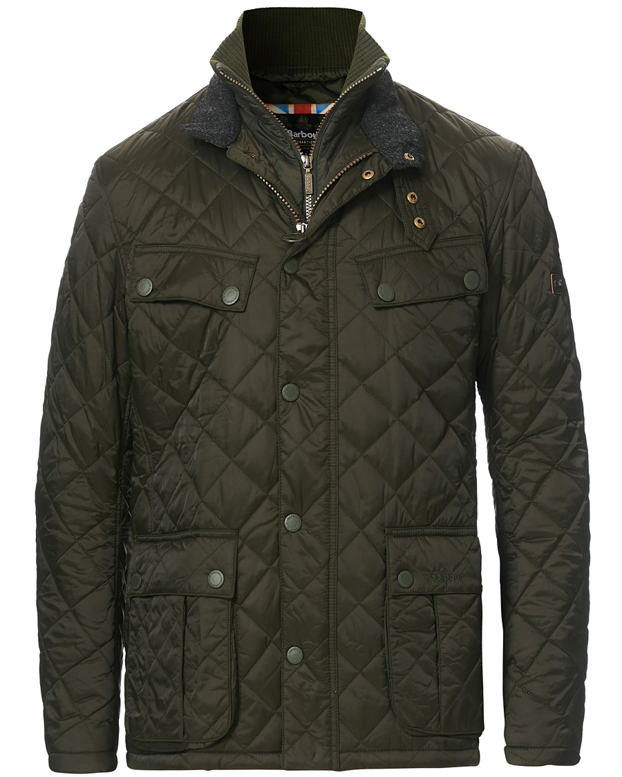 Herre | Quiltede jakker | Barbour International | Windshield Quilt Jacket Sage