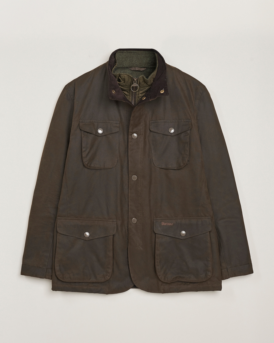 Herre | | Barbour Lifestyle | Ogston Waxed Jacket Olive