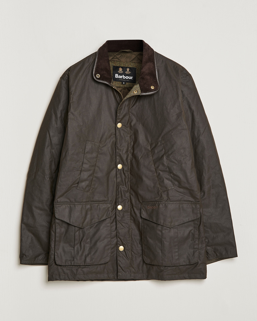 Herre | Jakker | Barbour Lifestyle | Hereford Wax Jacket Olive